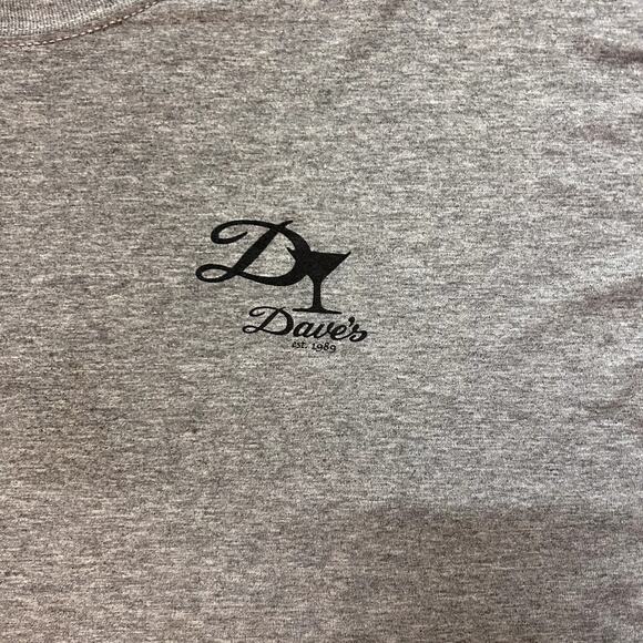 Vintage Dave’s SF Tee 90s Fruit of the Loom Gray 2XL Distressed Graphic - Picture 9 of 10